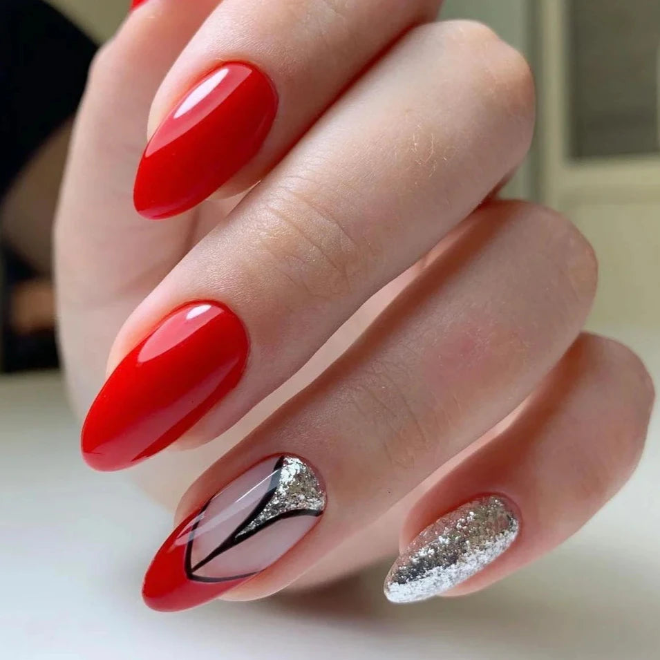 Luxio Vintage Gel Polish — single nail close-up, glossy finish