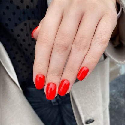 Luxio Virtue Gel Polish — single nail close-up, glossy finish