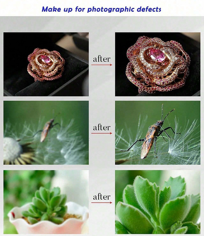 Macro Lens 0.45X (Rose Red)