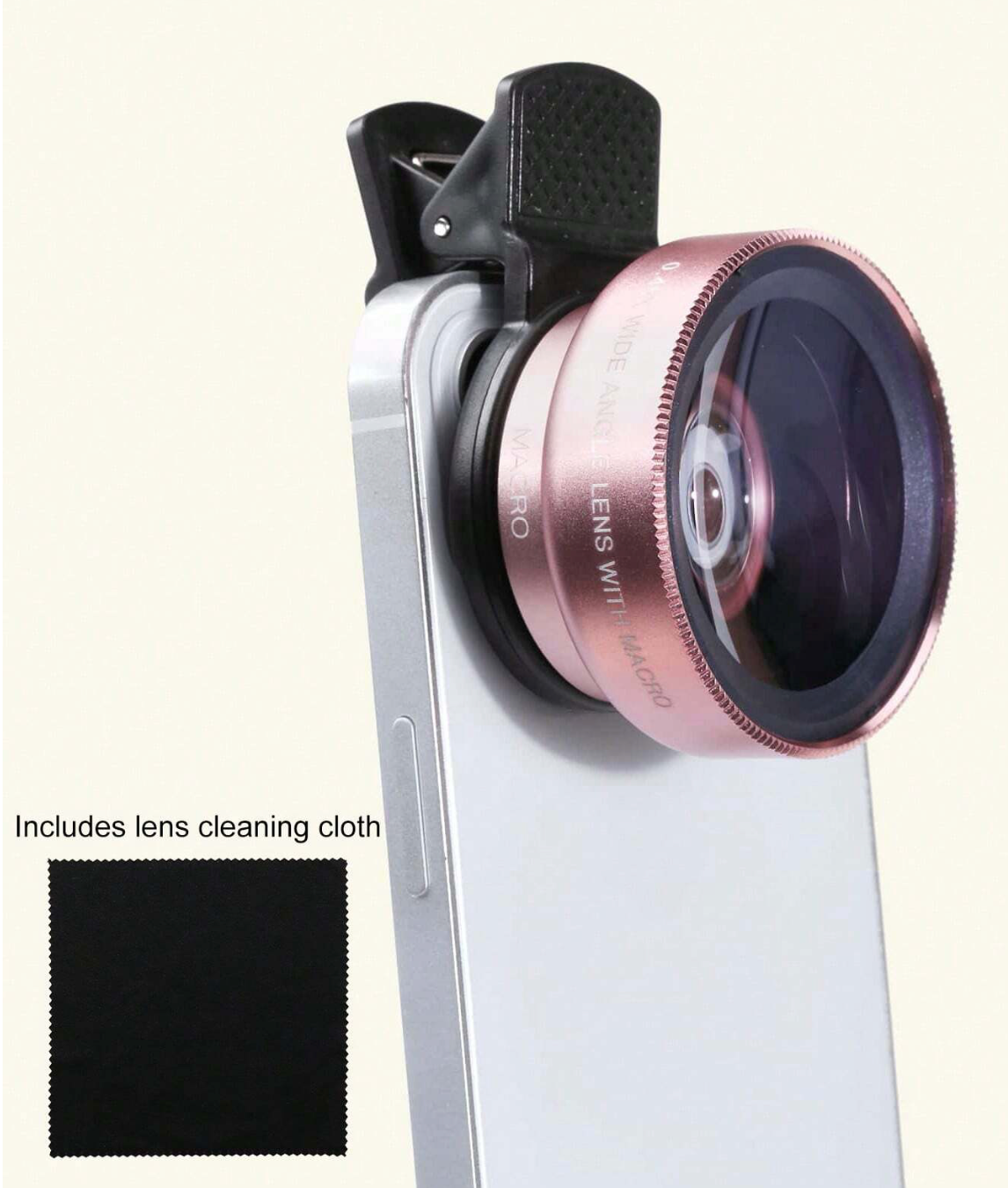 Macro Lens 0.45X (Rose Red)