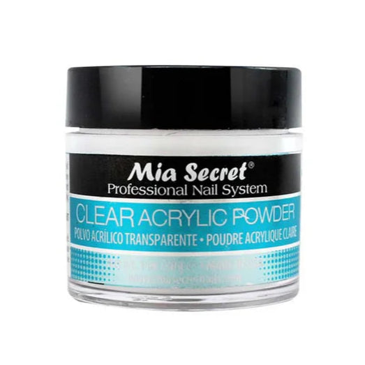 Mia Secret - Clear Acrylic Powder, 1oz, 2oz, 4 oz and 8oz