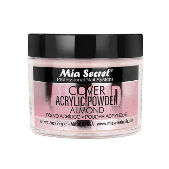 Mia Secret - Cover Almond Acrylic Powder, 2oz and 4oz