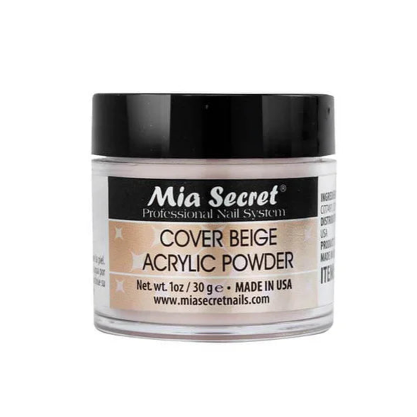 Mia Secret - Cover Beige Acrylic Powder, 1oz, 2oz and 4oz