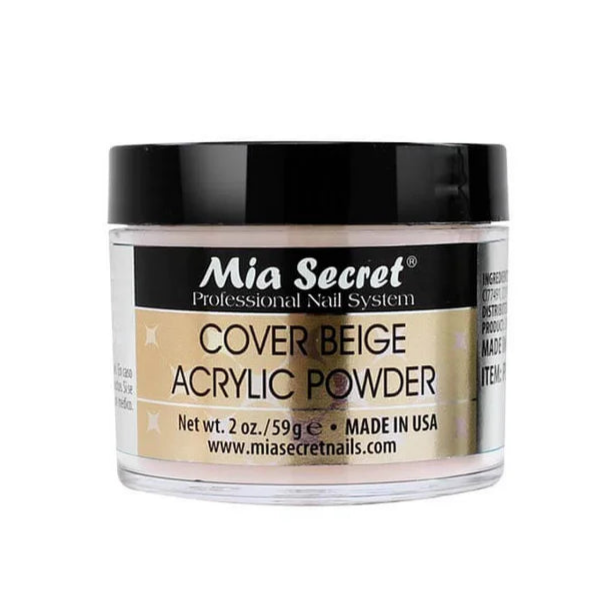Mia Secret - Cover Beige Acrylic Powder, 1oz, 2oz and 4oz
