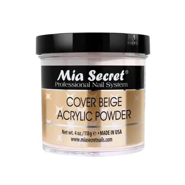 Mia Secret - Cover Beige Acrylic Powder, 1oz, 2oz and 4oz