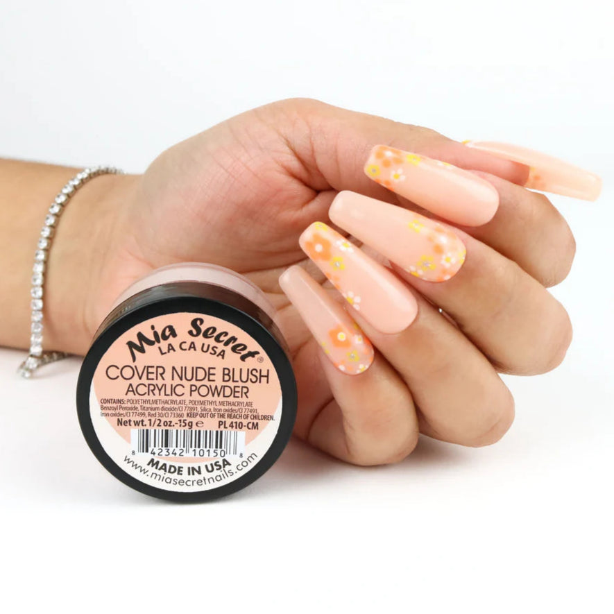 Mia Secret - Cover Nude Blush Acrylic Powder, 2oz and 4oz