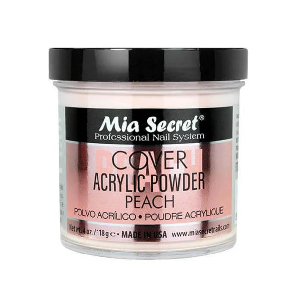 Mia Secret - Cover Peach Acrylic Powder, 4oz