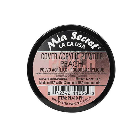 Mia Secret - Cover Peach Acrylic Powder, 4oz