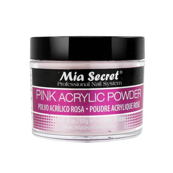 Mia Secret - Pink Acrylic Powder, 2oz and 4oz