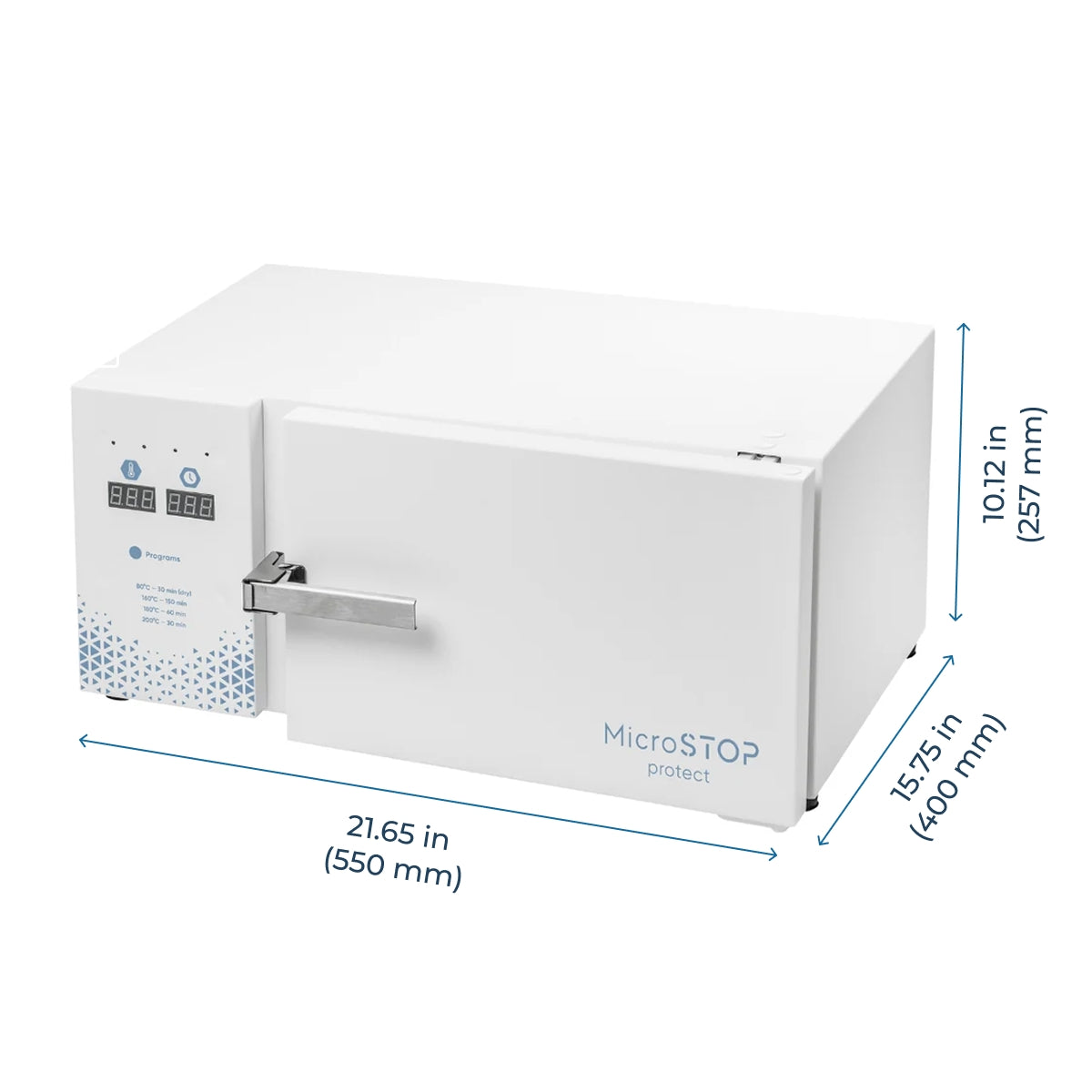 MicroStop Protect Dry Heat Sterilizer, Front View