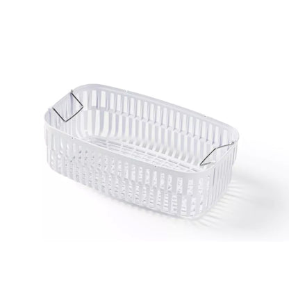 MicroStop MU-PROMAX Ultrasonic Cleaner, 2.5L, in use cleaning manicure tools