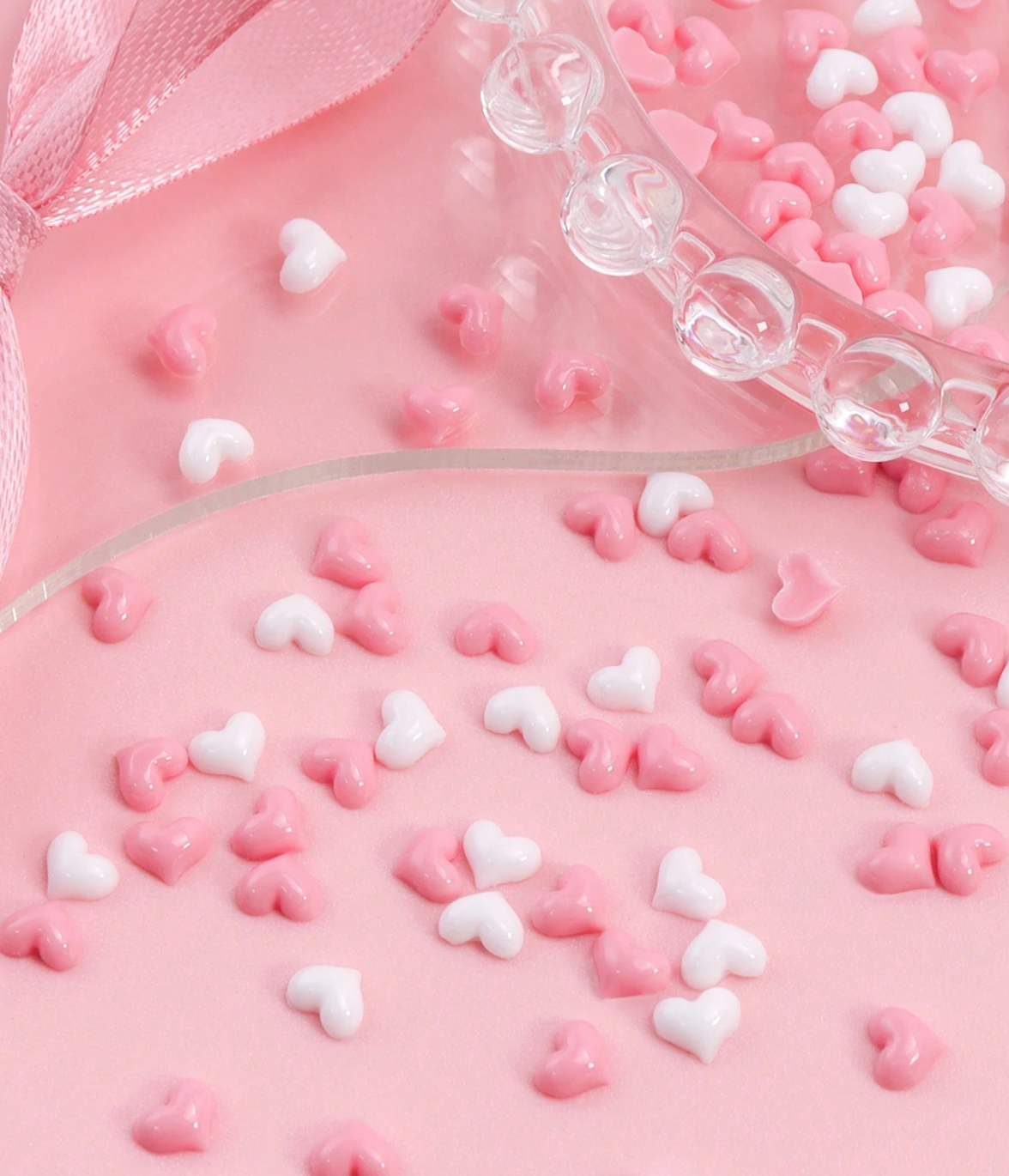 Mini Heart Nail Charms
