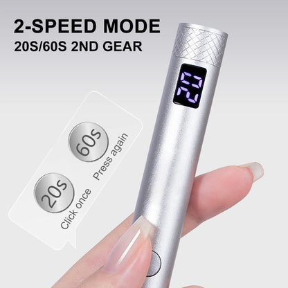 Mini LED Nail Lamp with Digital Timer Display