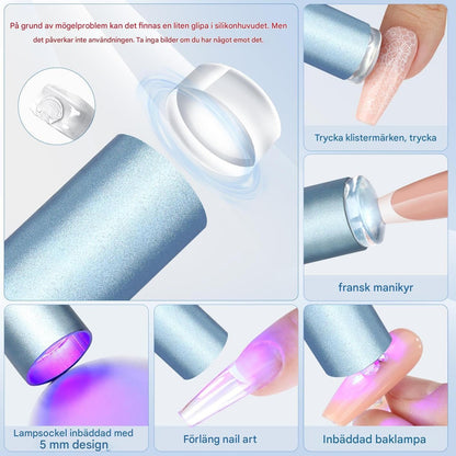 Cordless Gel Nail Lamp on Magnetic Stand