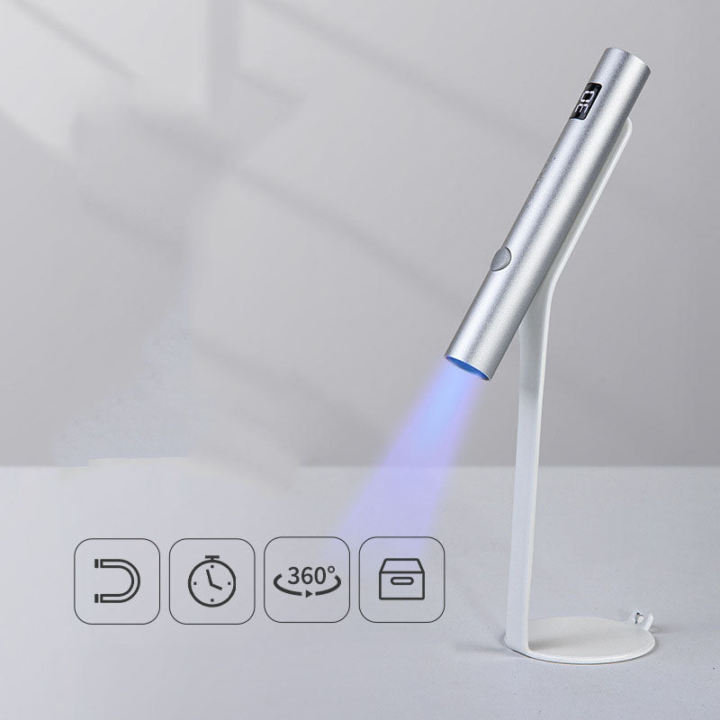 Silver Mini LED Lamp Curing Gel Nails