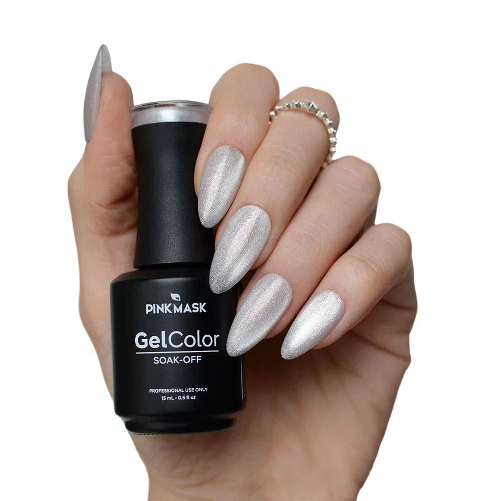 Pink Mask Moon Dust professional magnetic nail color 15ml