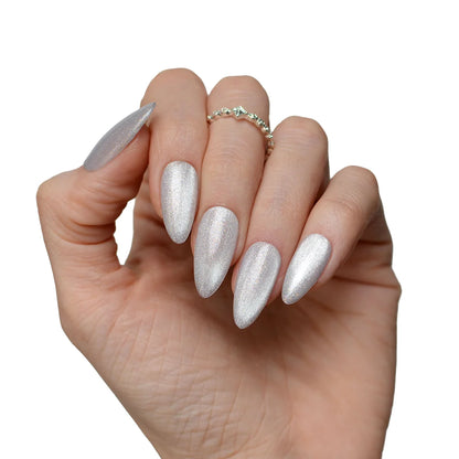 Pink Mask Moon Dust gel polish with multidimensional reflective effect