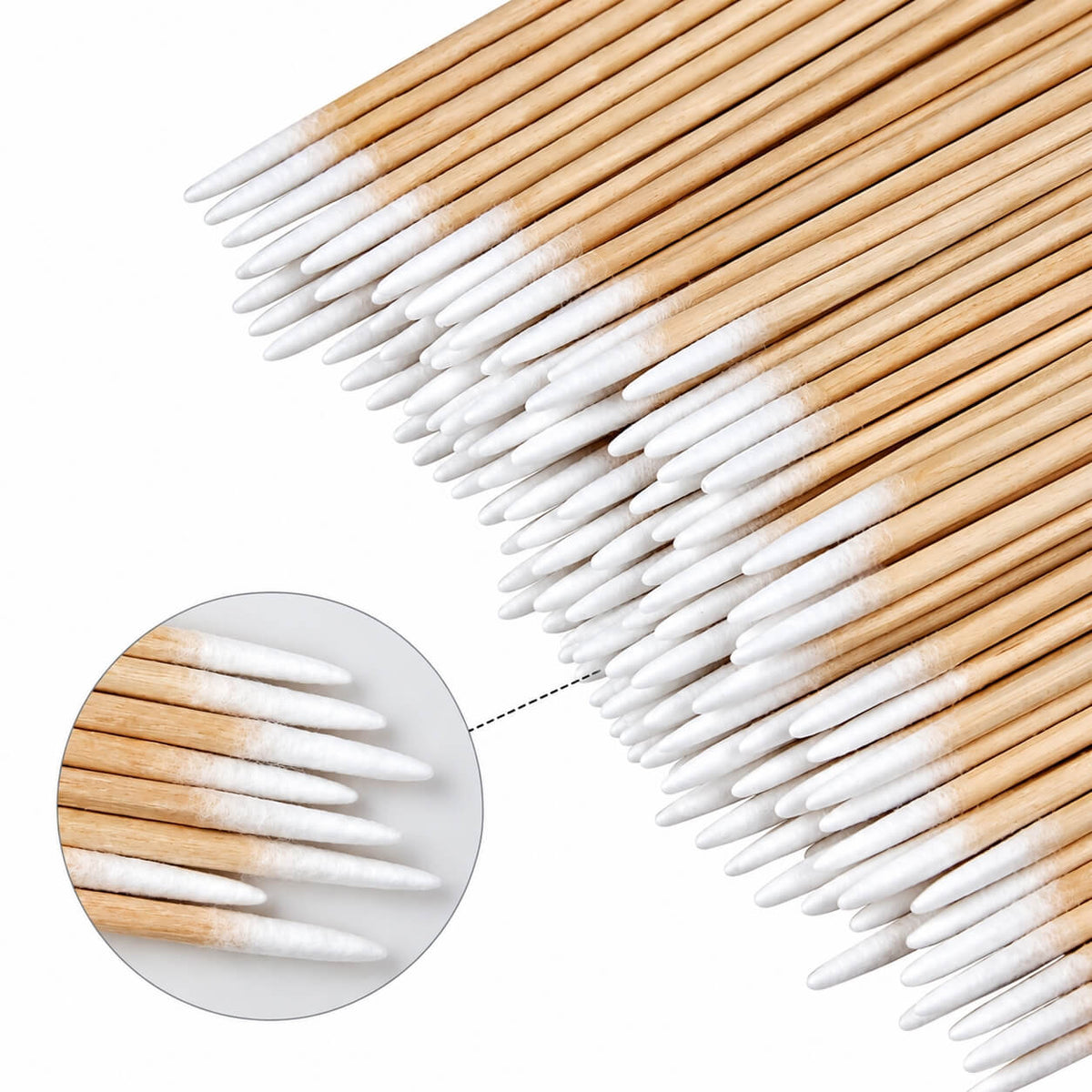 Wooden Nail Cleaning Swabs 100pcs