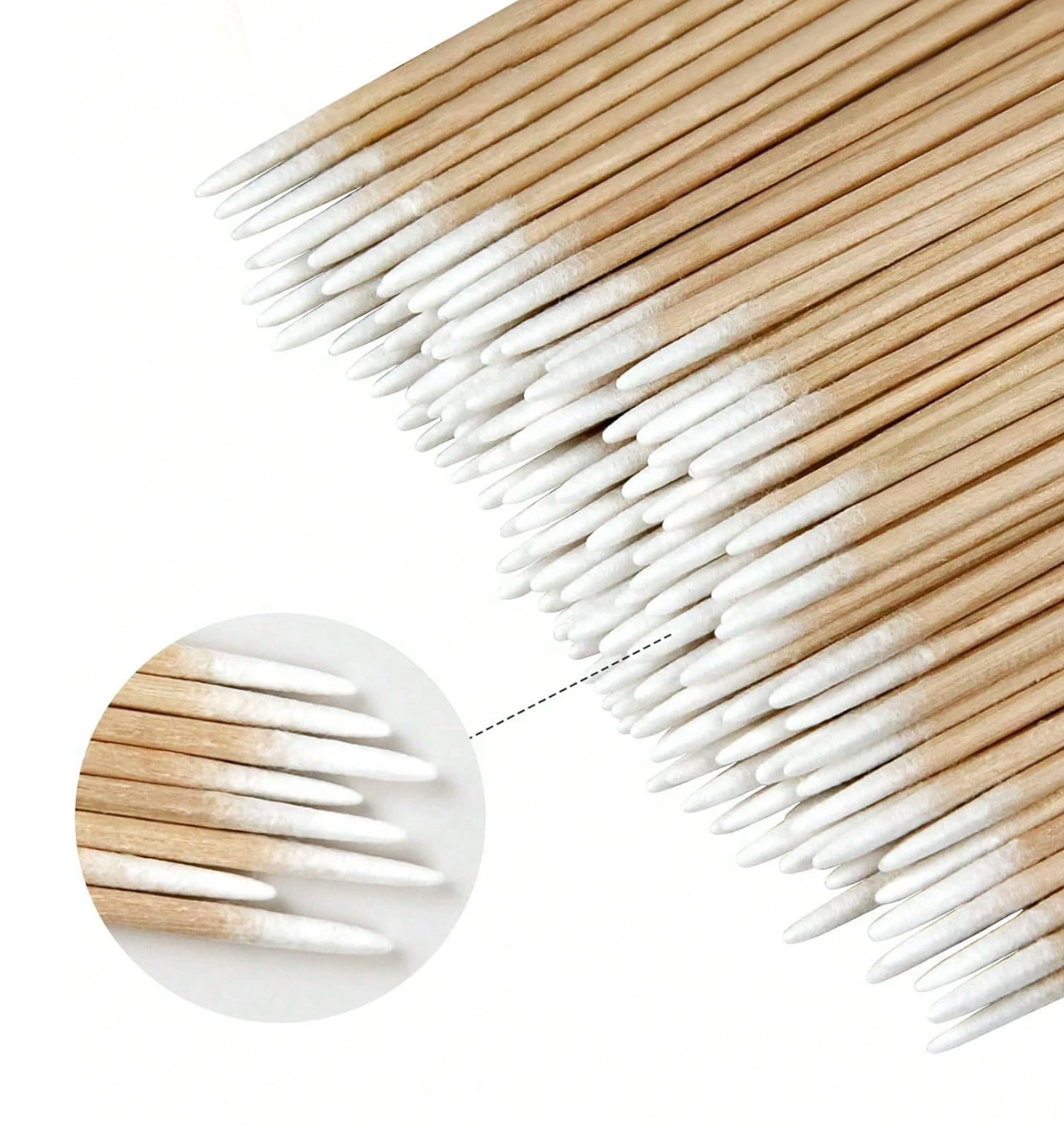 Nail Cleaning Wood Swabs