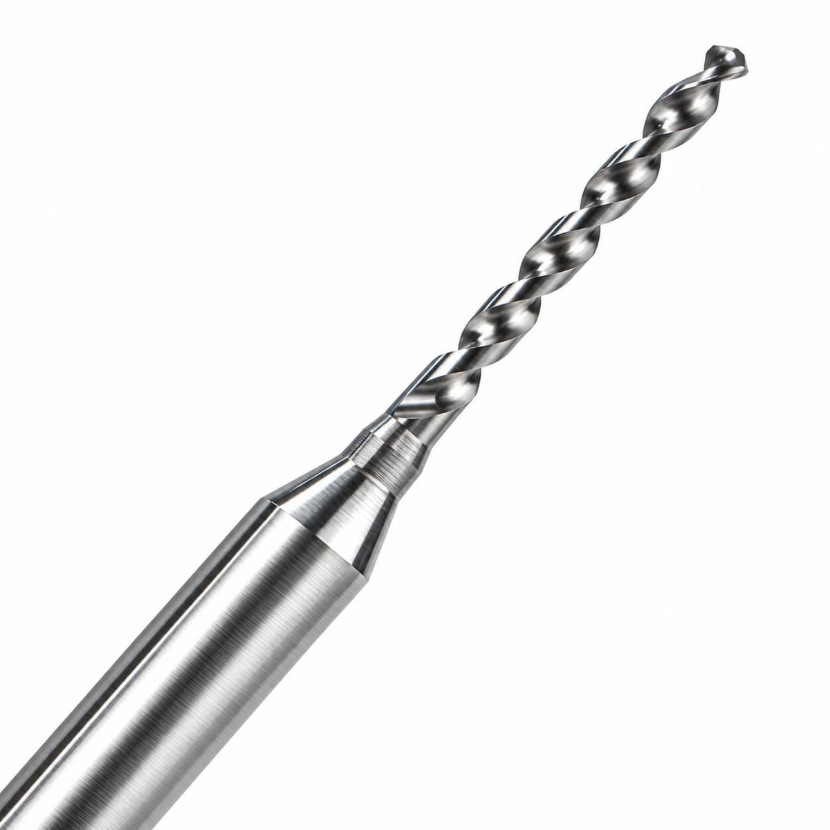Tungsten steel nail piercing drill bit with 1 mm spiral tip for artificial nail art