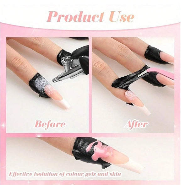 Disposable manicure finger stickers for gel nails