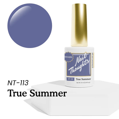 KOKOIST Nail Thoughts True Summer cool blue purple pure gel color