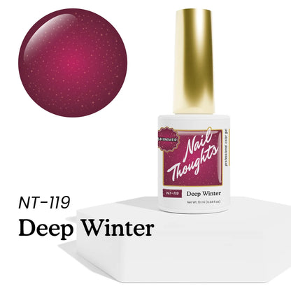 KOKOIST Nail Thoughts Deep Winter ruby red pure color gel for nails