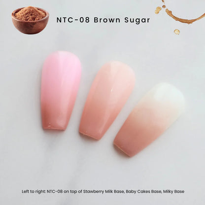 Nail Thoughts The Perfect Blend cushion gel in Brown Sugar shade