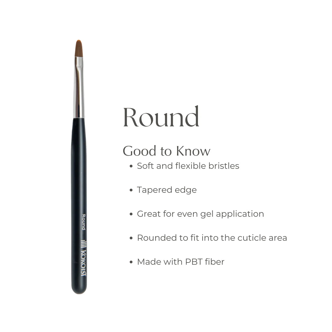 Nail Thoughts - Round Brush