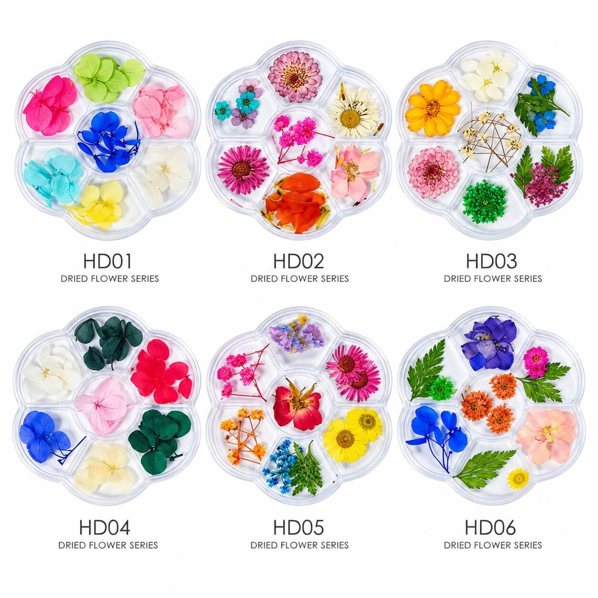 Natural Dried Flowers for Nail Art