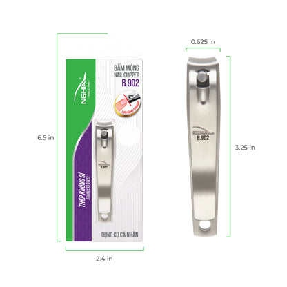 Nghia B-902 Straight Blade Large Nail Clipper professional stainless steel nail cutting tool