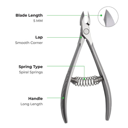 Nghia CL-S02 Cuticle Nipper salon-quality nail care tool for clean cuticle trimming