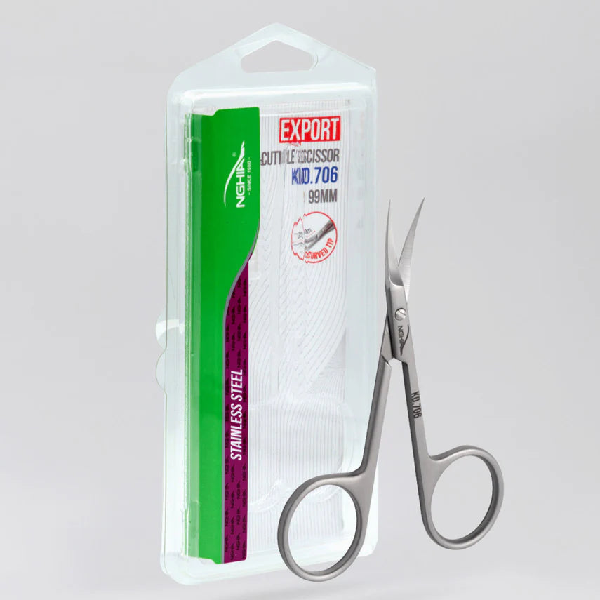 Nghia KD-706 Cuticle Scissors premium quality stainless steel manicure cuticle scissors