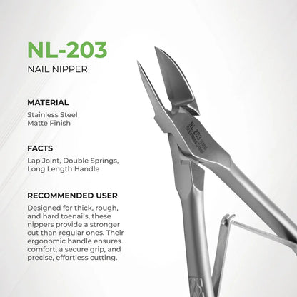 Nghia NL-203 Nail Nipper salon-quality nail trimming tool with sharp blades