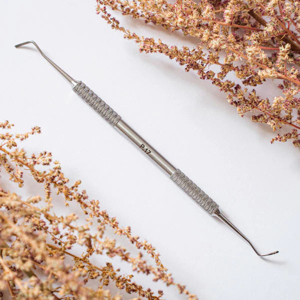 Nghia P-17 professional stainless steel cuticle pusher tool