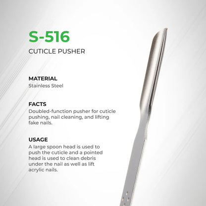 Nghia S-516 double-ended nail cuticle tool
