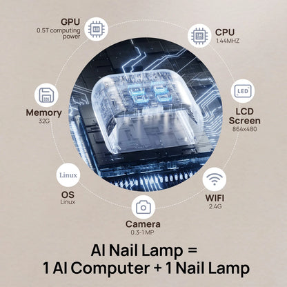 O Nail Nail Lamp & Drill Kit White