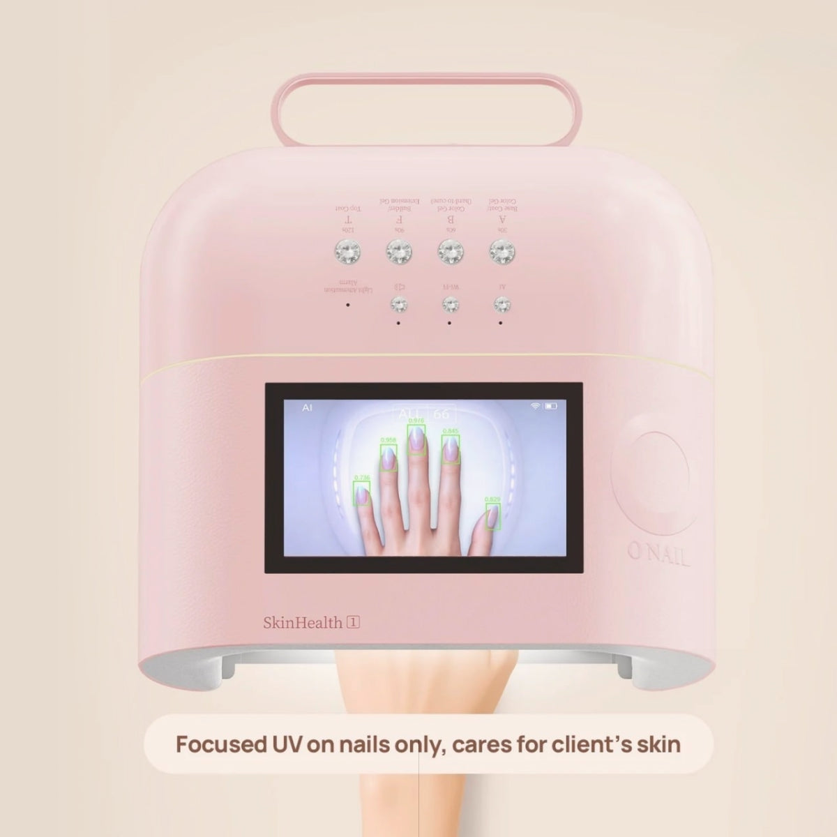 O NAIL Rechargeable AI Nail Lamp - SUNX PRO MAX Pink - Nail Lamps