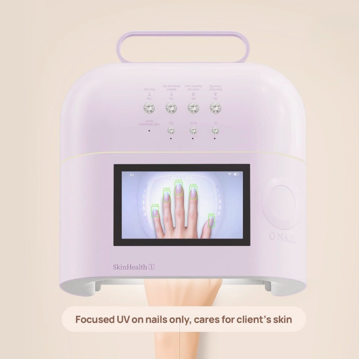 O NAIL Rechargeable AI Nail Lamp - SUNX PRO MAX Purple - Nail