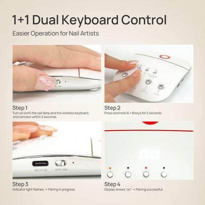 O NAIL smart nail lamp keyboard