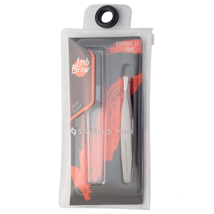 STALEKS PRO EXPERT 20/3 EYEBROW TWEEZERS (WIDE SLANT) TE-20/3 - STALEKS™