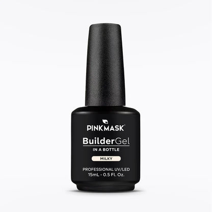 Pink Mask - Builder Gel White, 15ml and 30g
