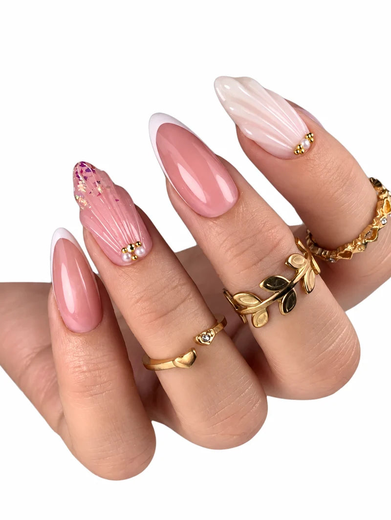 Pink Mask Latte Love creamy nude polygel for nail extensions