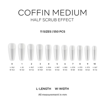 Pink Mask Coffin Medium Easy Tips