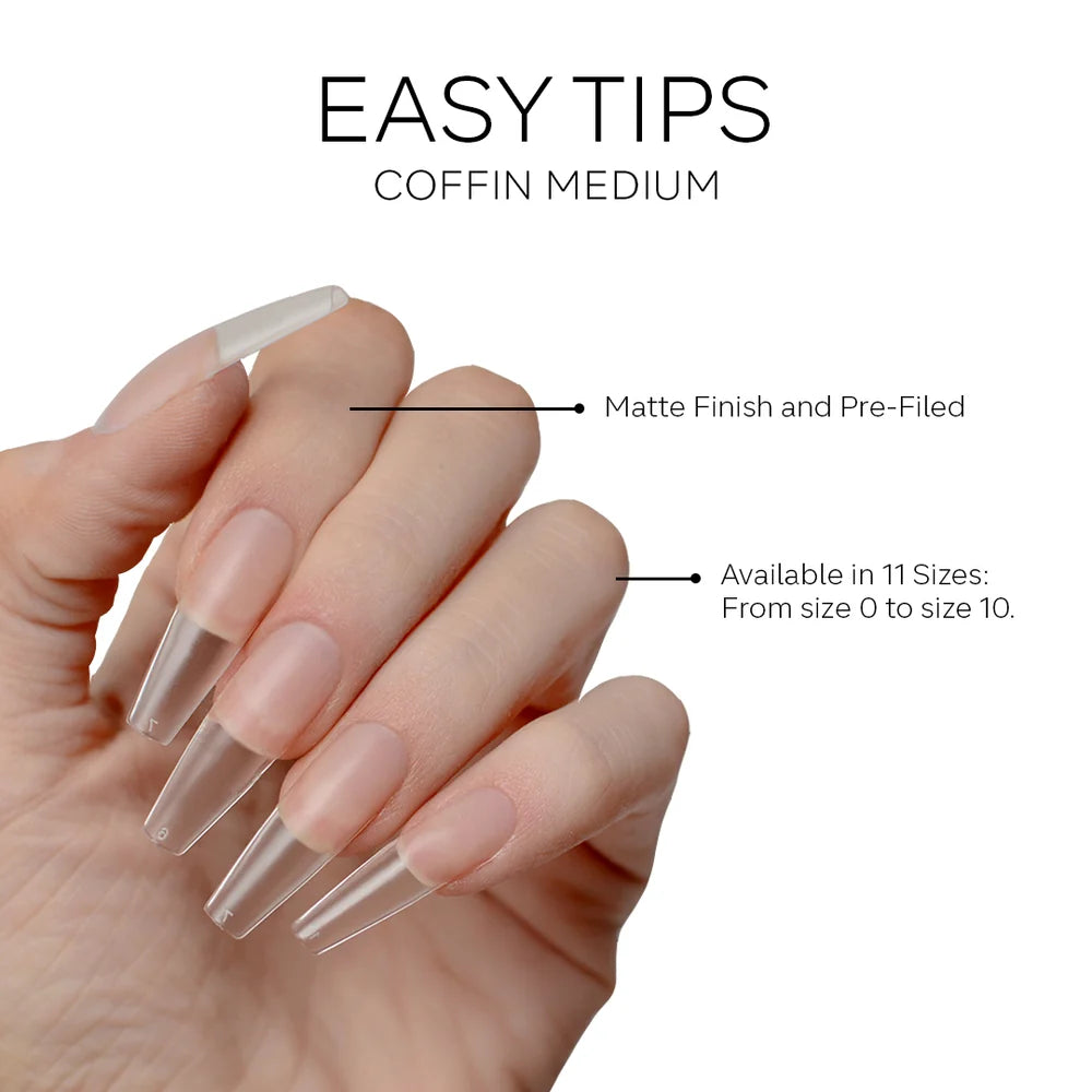 Pink Mask Coffin Extension Tips 550pcs