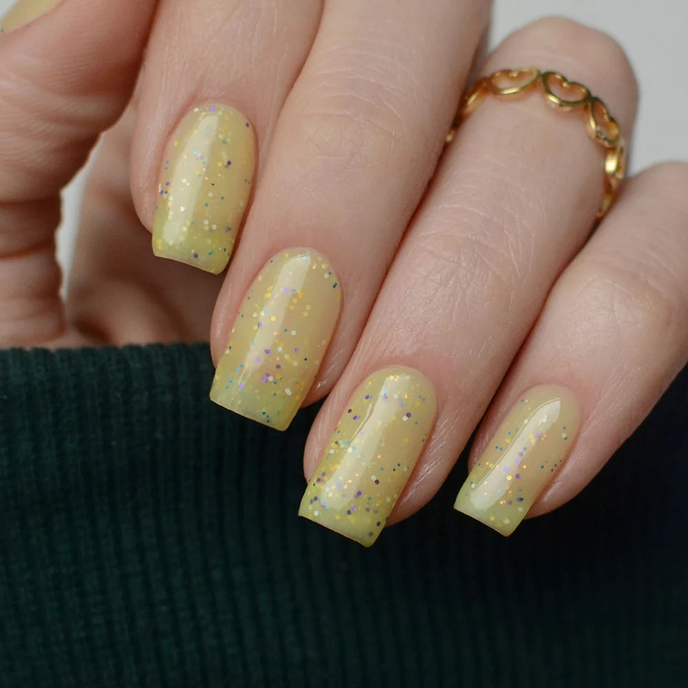 Pink Mask glow in the dark gel polish Henri