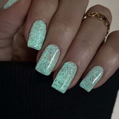 Pink Mask glow gel polish Henri