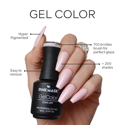 Pink Mask Super White Nail Gel