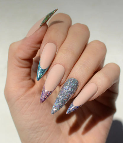 Pink Mask - Holographic Glitter #1