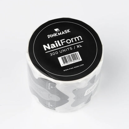 Pink Mask Professional Nail Forms XL
